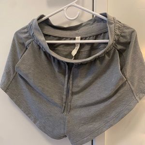 Grey Inner Glow High-Rise Lulu Shorts